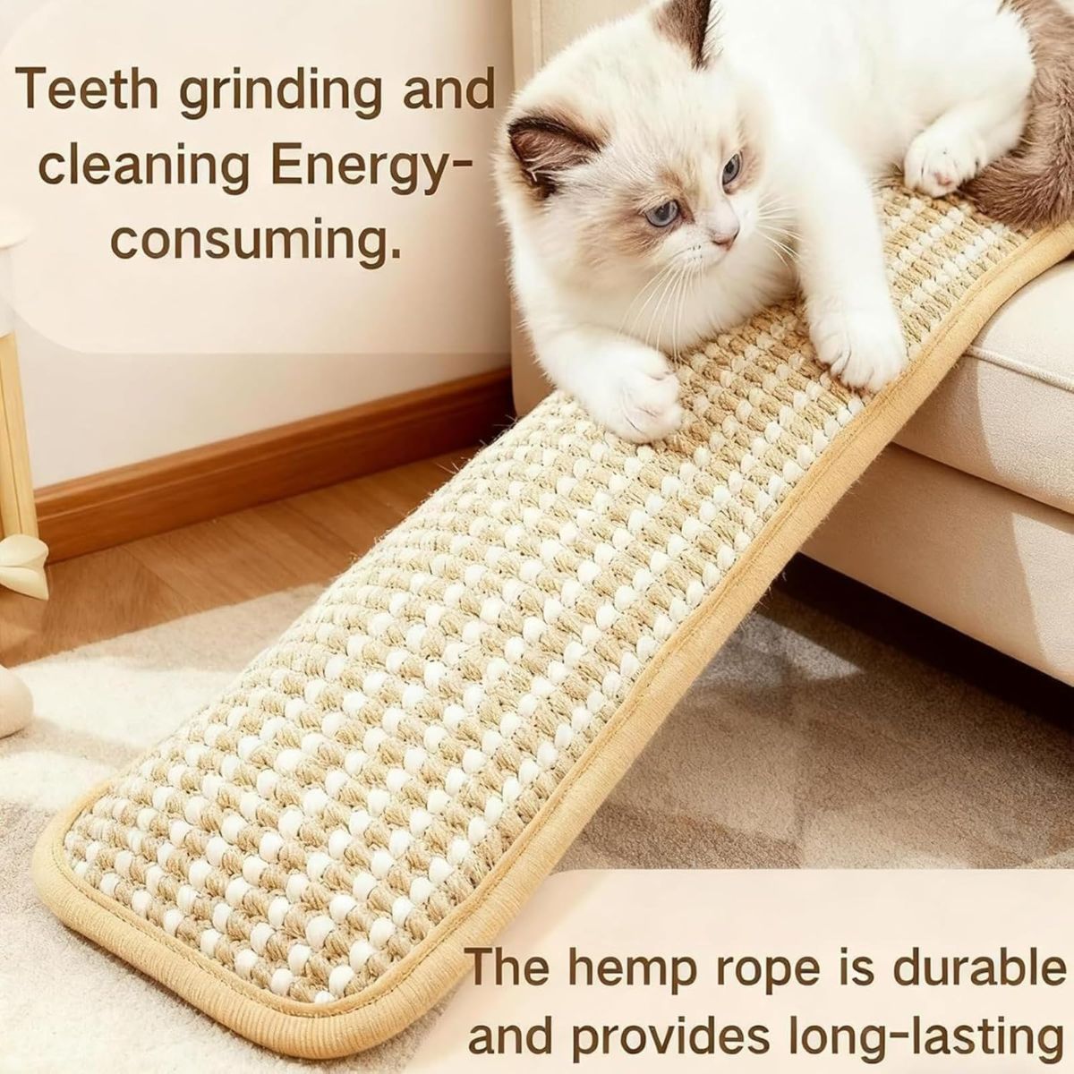 4PC Cat Toys Catnip Toys Interactive Cat Toys Catnip Kicker Soft Sisal Pillow Cat - Image 5