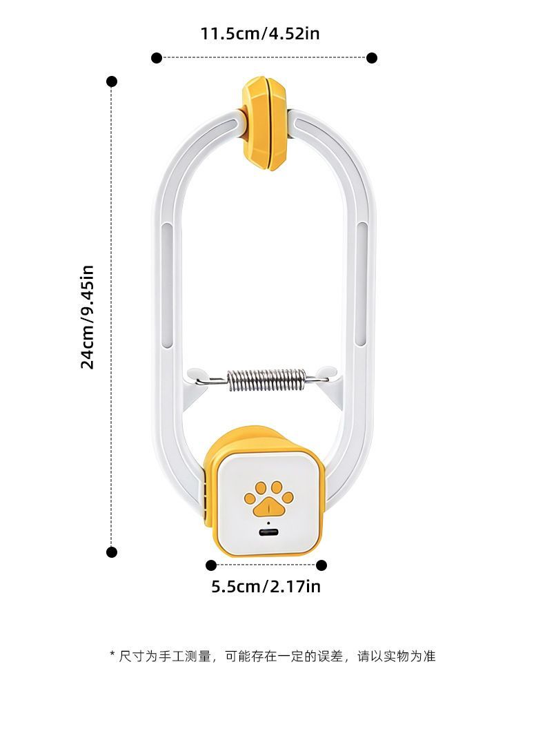 Interactive Cat Toy Electric Cat Teaser Remote Control Cat Toy Door Clip Cat - Image 2