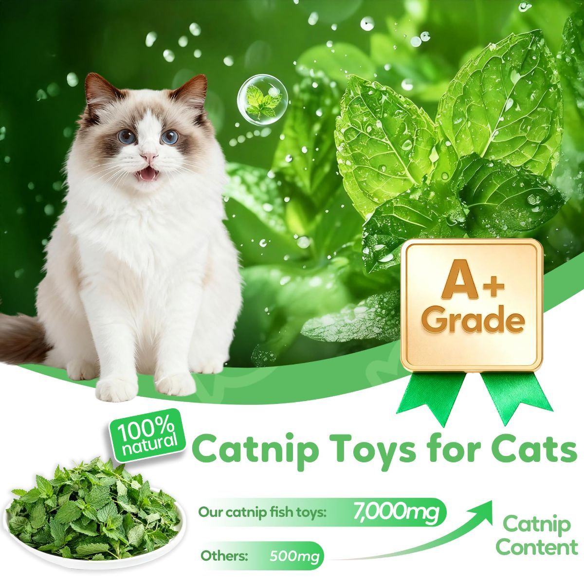 3 Cat Toys Australia Fish-Shaped Cat Toys Catnip Toys Cat Scratching Stick - Image 7