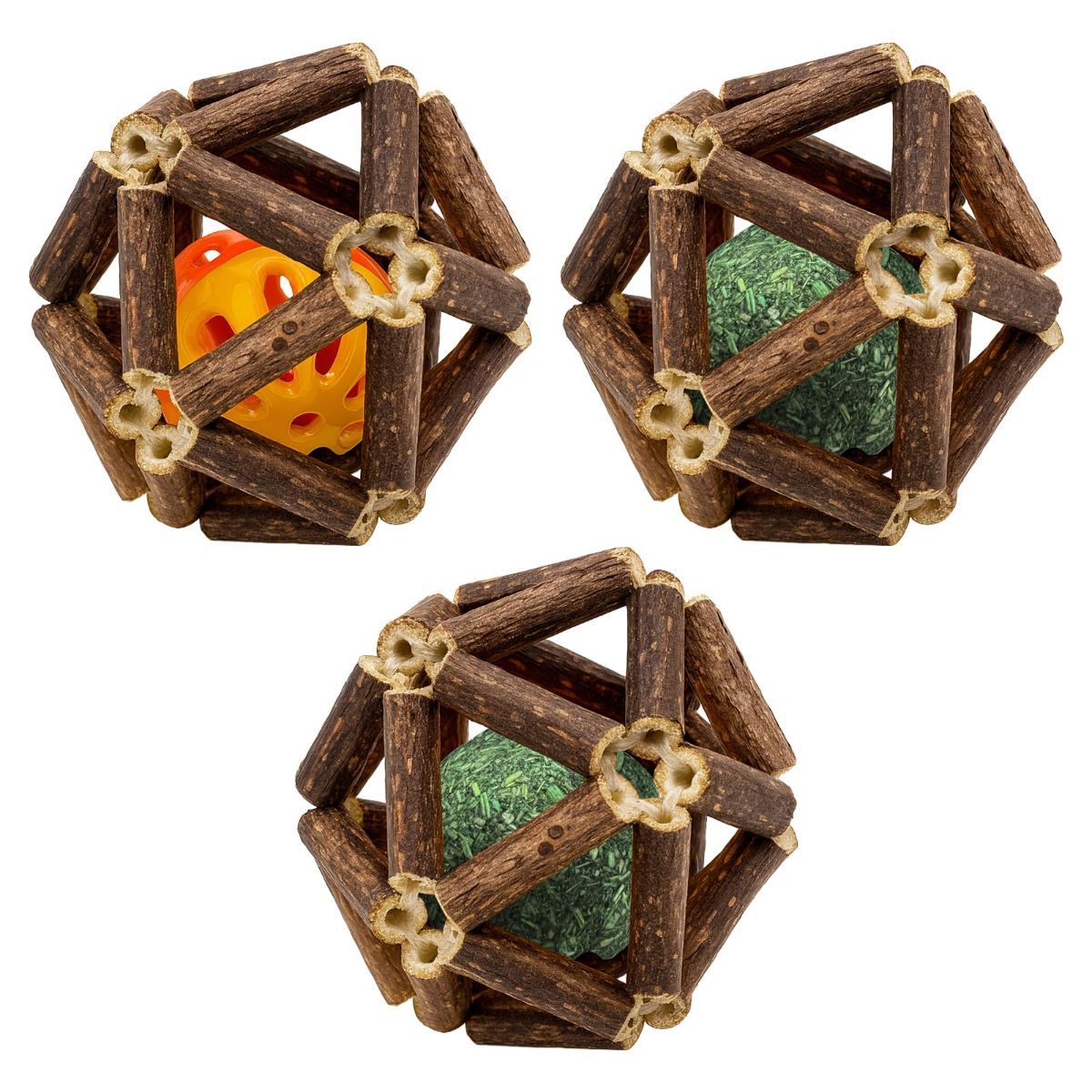3-Piece Indoor Cat Toys Natural Catnip Toys Kitten Toys Teeth Cleaning Cat Toys Natural - Image 1