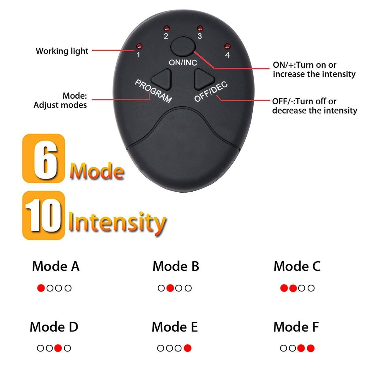 Fitness Belt Abs Stimulator Muscle Training Fitness Workout Equipment Ab Core Toner Belt for Abdominal/Arm/Leg for Home Use - Image 4