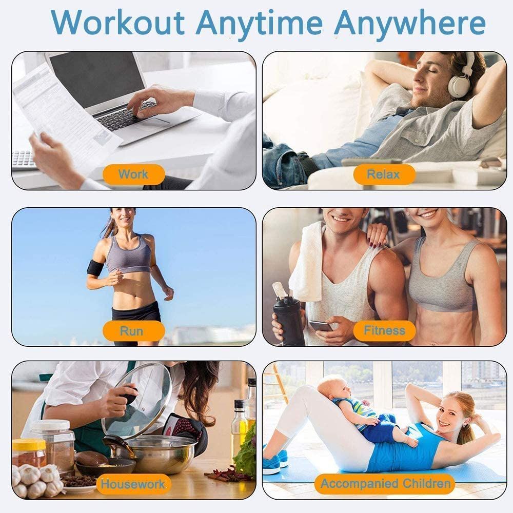Fitness Belt Abs Stimulator Muscle Training Fitness Workout Equipment Ab Core Toner Belt for Abdominal/Arm/Leg for Home Use - Image 7
