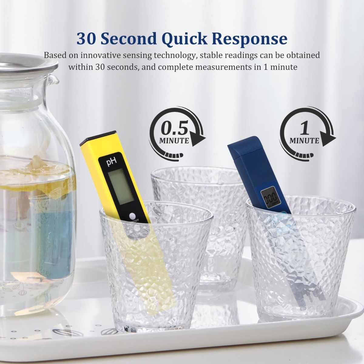 Digital PH Test Pen - 0.01 High Accuracy PH Meter, 0-14 PH Measurement Range, Digital TDS Tester with HD Backlit Display for Household Drinking, Pool and Aquarium - Image 5