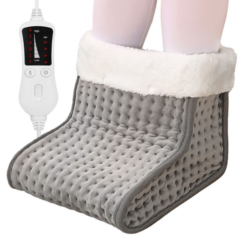 Electric Heated Foot Warmer - Heating Foot Warmer for Men & Women, Feet Warmer with 6 Temperature Setting 4 Timer Setting, Auto Shut Off Washable Inner Lining, Fast Heat Use for Winter Gifts - Image 1