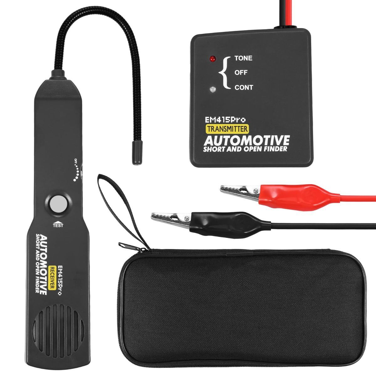 Electrical Short Open Finder for Em415pro, Professional Wire Break Finder, Automotive Circuit Tester, Cable Fault Locator, DC 6-42V Adjustable Circuit Breaker Finder Tool for Cars Trucks - Image 1