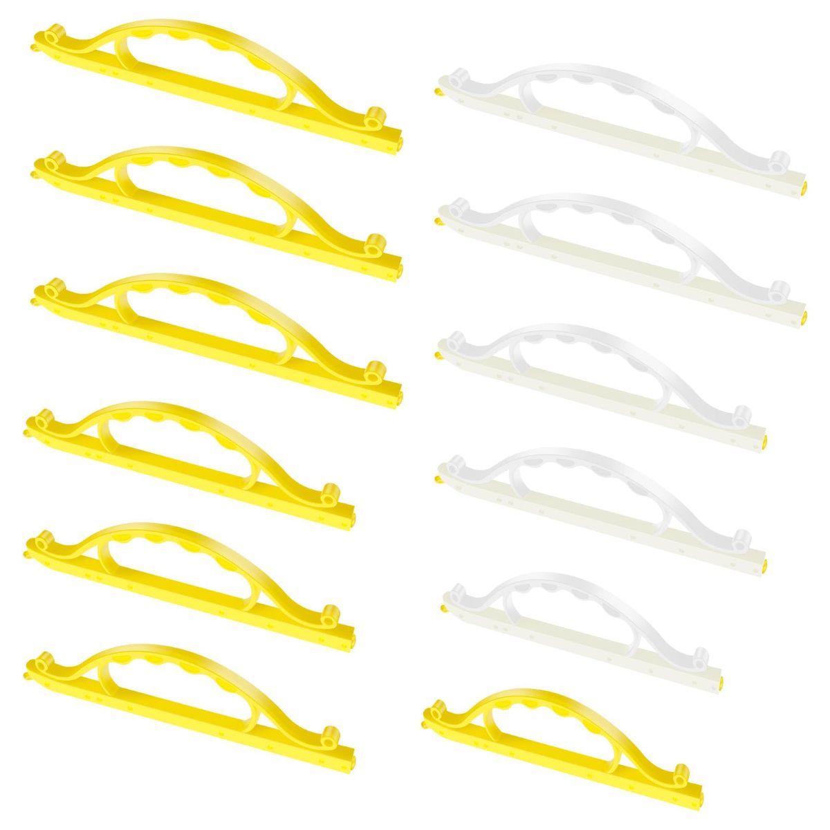 12Pcs Handheld Bag Clips For Food Storage, Reusable Chip Bag Clips With Handle, Grip Sticks Bag Sealers, Strong Load Bearing Sealing Clips For Snack Cereal - Image 1