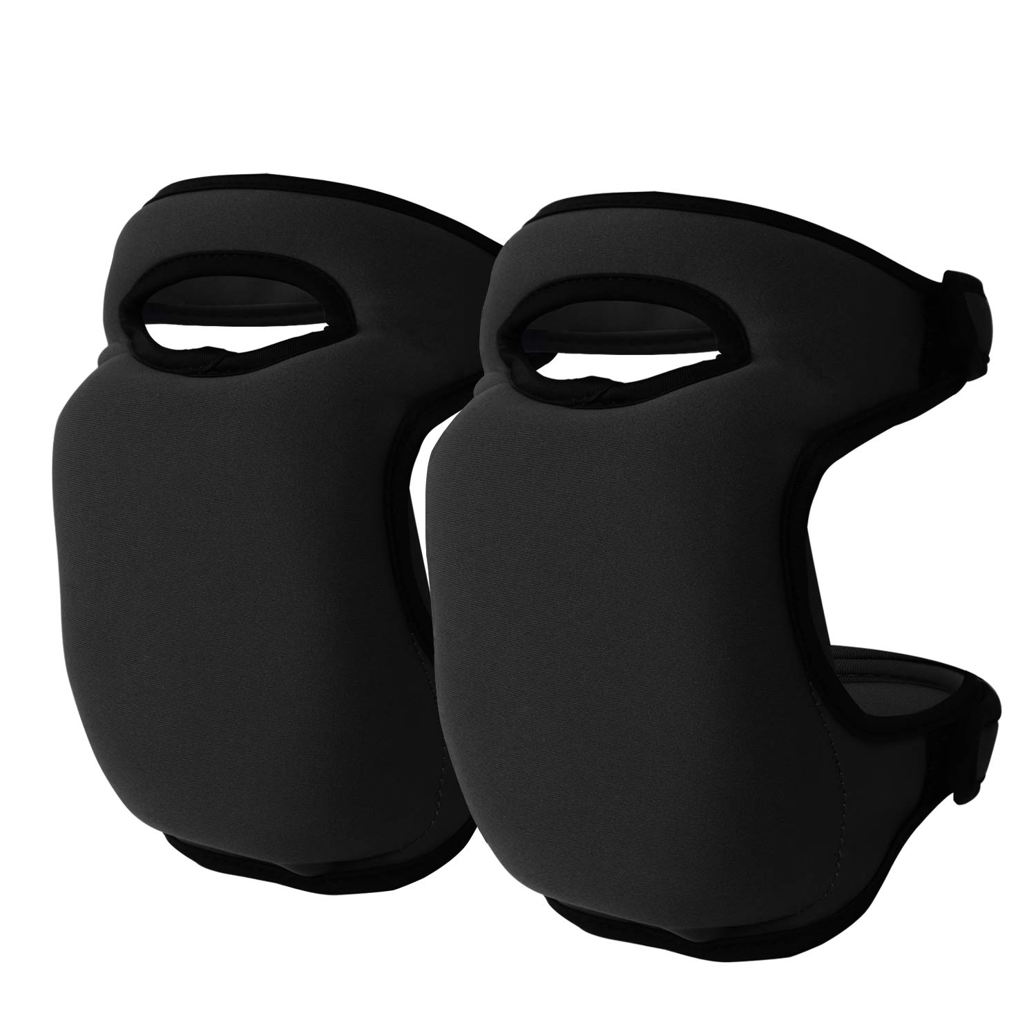 Black Gardening Knee Pads (2-Pack): Ultra-Thick Memory Foam, Adjustable Straps – Ideal for Gardening, Cleaning, Flooring & Work - Image 1