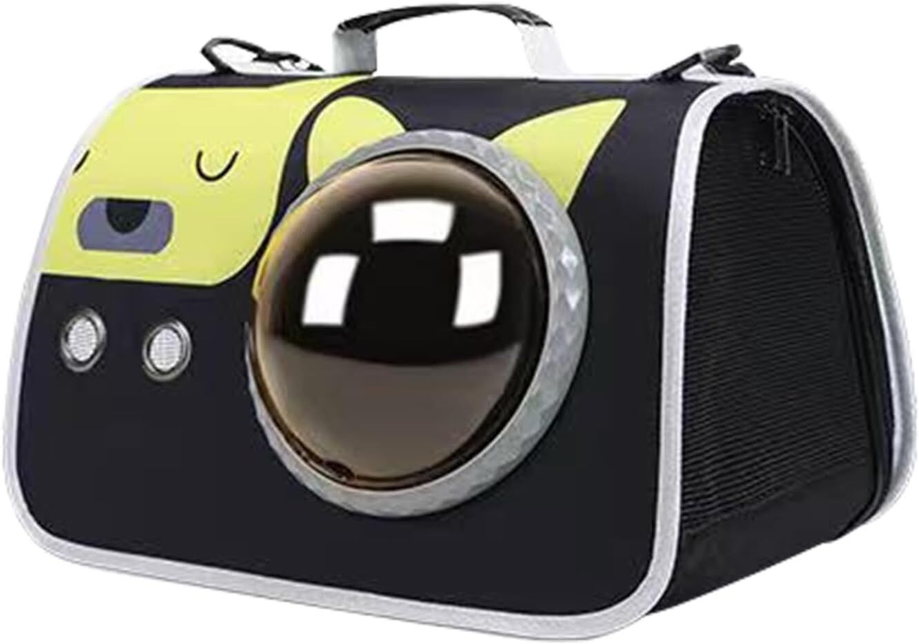 pet products Printed Space Capsule Cat Bag, Large Capacity Crossbody Dog Bag, Universal Pet Bag for All Seasons - Image 1
