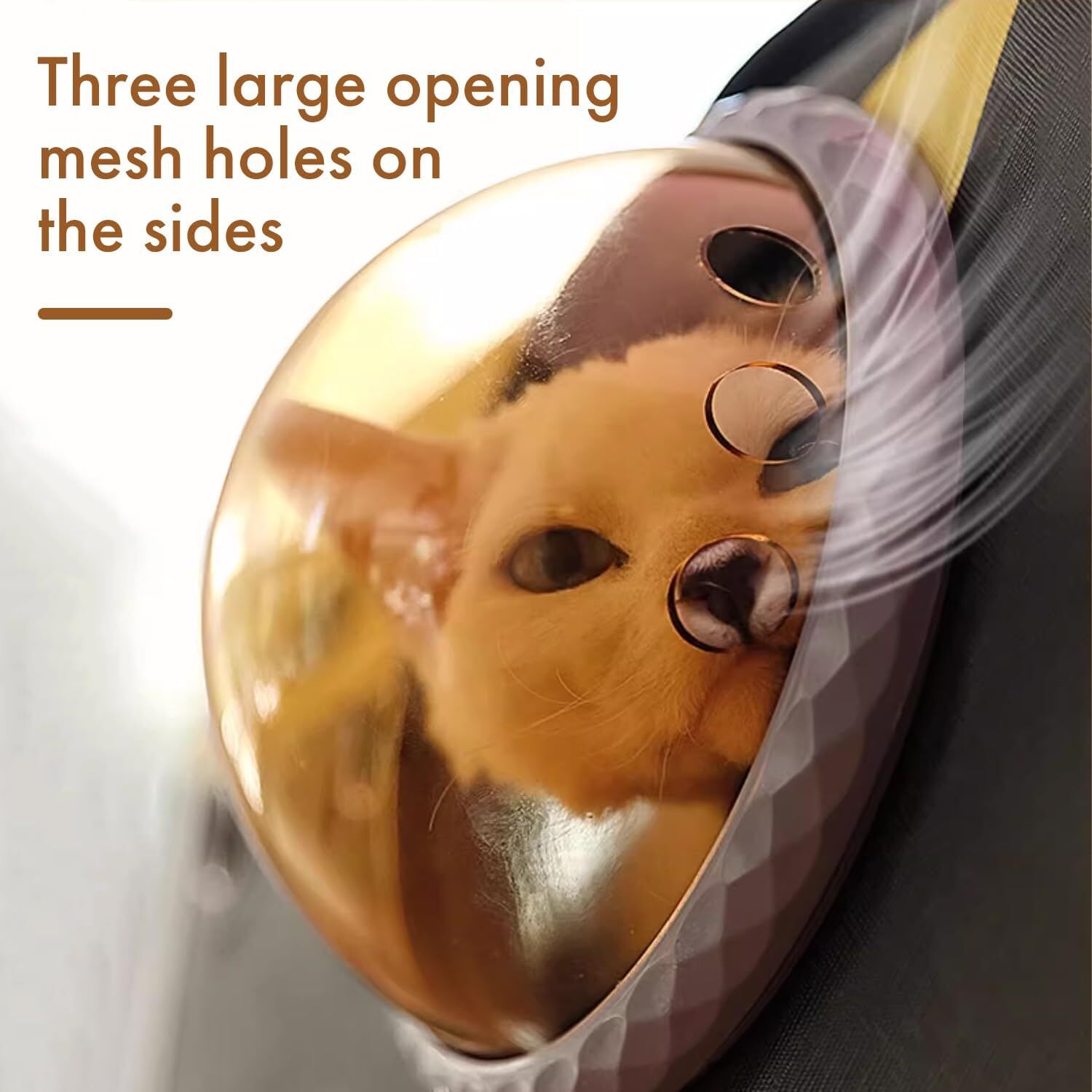 pet products Printed Space Capsule Cat Bag, Large Capacity Crossbody Dog Bag, Universal Pet Bag for All Seasons - Image 6