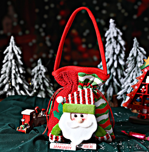 Christmas gift Festive Aussie Christmas Gift Bags: Cute Reindeer, Santa & Snowman Pouches for Xmas Treats & Gifting（moose）  - Image 5