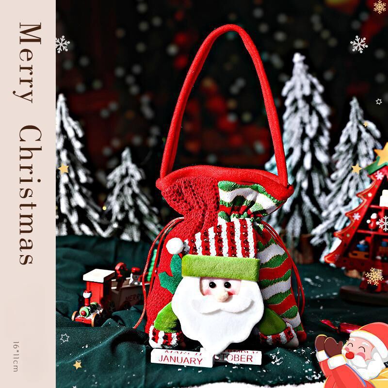 Christmas gift Festive Aussie Christmas Gift Bags: Cute Reindeer, Santa & Snowman Pouches for Xmas Treats & Gifting（moose）  - Image 6