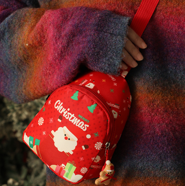 Christmas gifts Aussie Christmas Sling Bag Set – Red & Green Santa-Themed, Adjustable & Festive for Gifting & Styling - Image 6