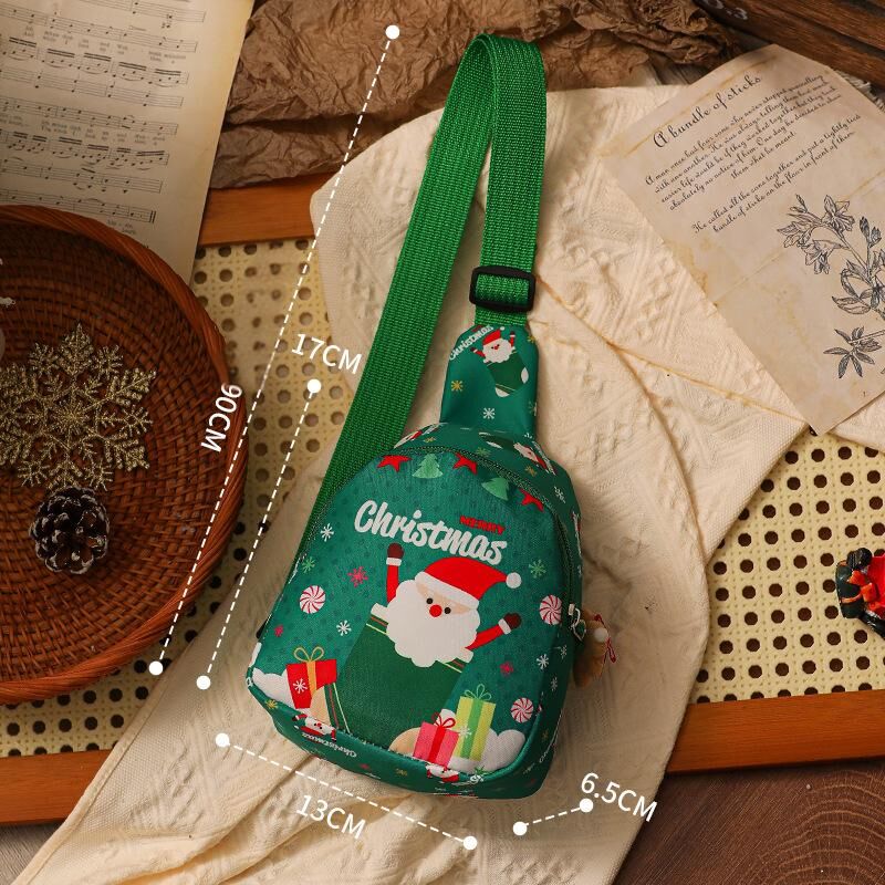 Christmas gifts Aussie Christmas Sling Bag -Santa-Themed, Adjustable & Compact for Festive Gifting & Styling(red) - Image 6