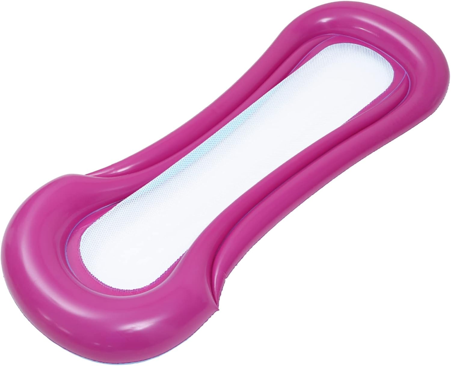 Inflatable Red Floating Bed: Portable Foldable Swimming Mat for Pool Lounging, Water Fun & Beach Relaxation - Image 1