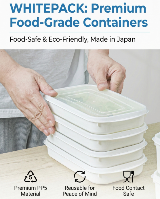 Airtight 1600ml Food Storage Container, 1-Pack – BPA-Free, Freezer & Microwave Safe with Soft-Seal Lid, Stackable for Fridge Organization, Large Capacity for Family Meals, Batch Cooking, and Bulk Storage (White) - Image 4