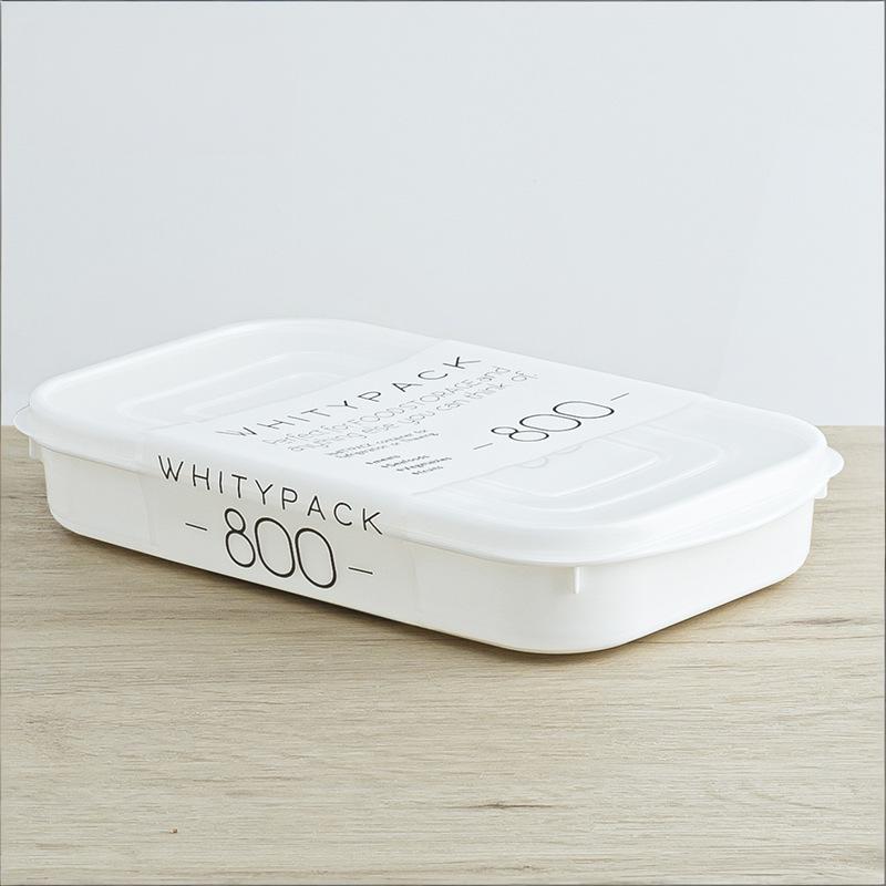 Airtight 800ml Food Storage Container, 1-Pack – BPA-Free, Freezer & Microwave Safe with Soft-Seal Lid, Stackable for Fridge Organization, Great for Meal Prep, Soups, and Bulk Storage (White) - Image 1