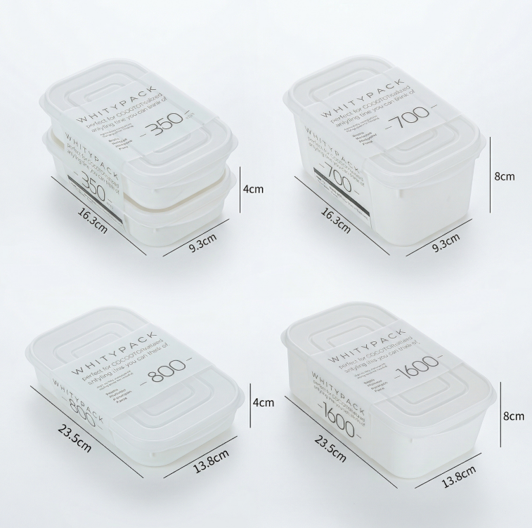 Airtight 800ml Food Storage Container, 1-Pack – BPA-Free, Freezer & Microwave Safe with Soft-Seal Lid, Stackable for Fridge Organization, Great for Meal Prep, Soups, and Bulk Storage (White) - Image 7