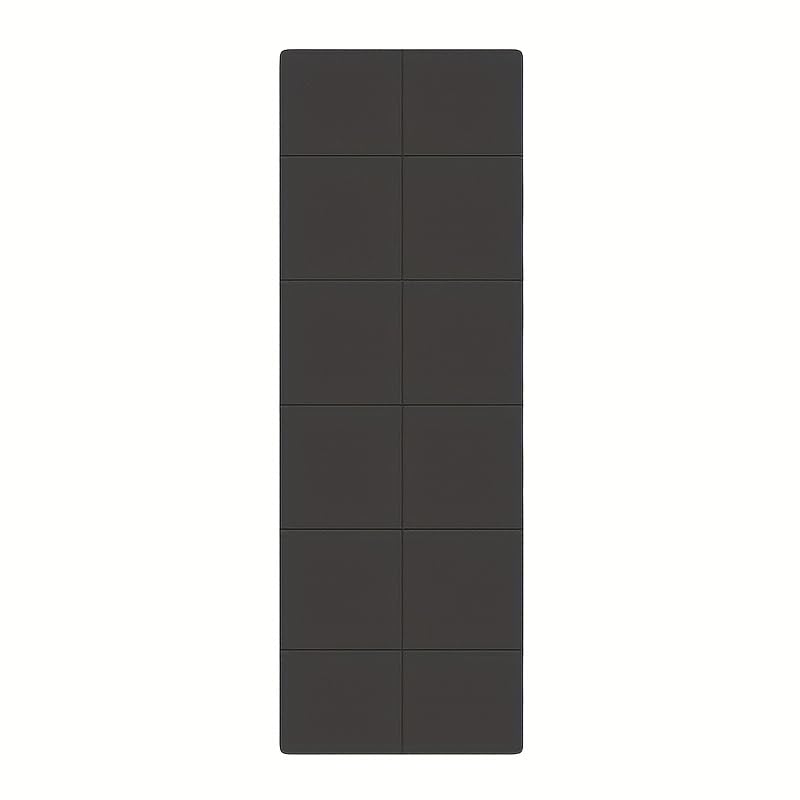 Portable Foldable Yoga Mat – Dual-Sided Non-Slip TPE Exercise Mat for Yoga, Pilates, Kids Nap & Travel (Black) | Other Colors Available in Store - Image 1