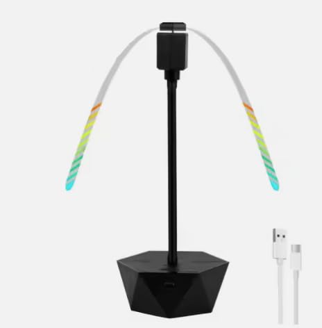 Rechargeable Anti-Fly Fan for Table – Foldable Holographic Blade Insect Repeller with Soft-Stop Safety, USB Charging for Indoor Outdoor Use, Picnic, BBQ, Kitchen, and Camping (Black) - Image 1