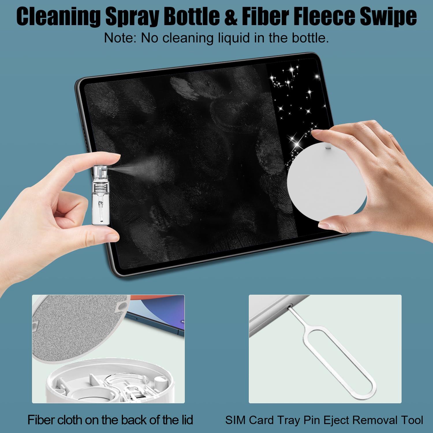 20-in-1 Multi-Function Electronics Cleaning Kit – Portable Keyboard, Earphone, Camera & Screen Cleaner Set with Brush, Spray Bottle & Tools (White) - Image 4