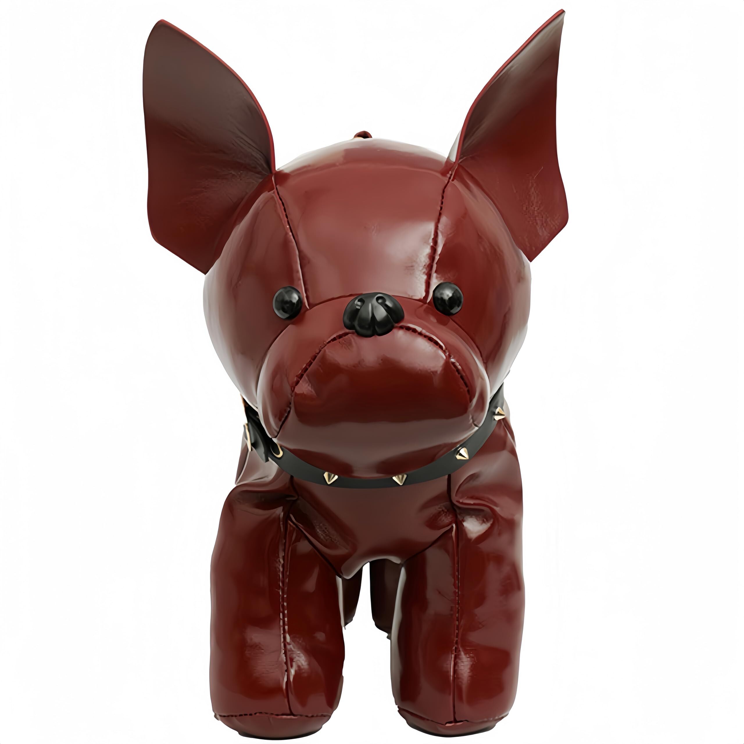 French Bulldog Shaped Bag – Cute Animal Crossbody Shoulder Bag with Adjustable Strap, PU Leather Dog Backpack for Women, Fashion Statement Accessory (Red) - Image 1