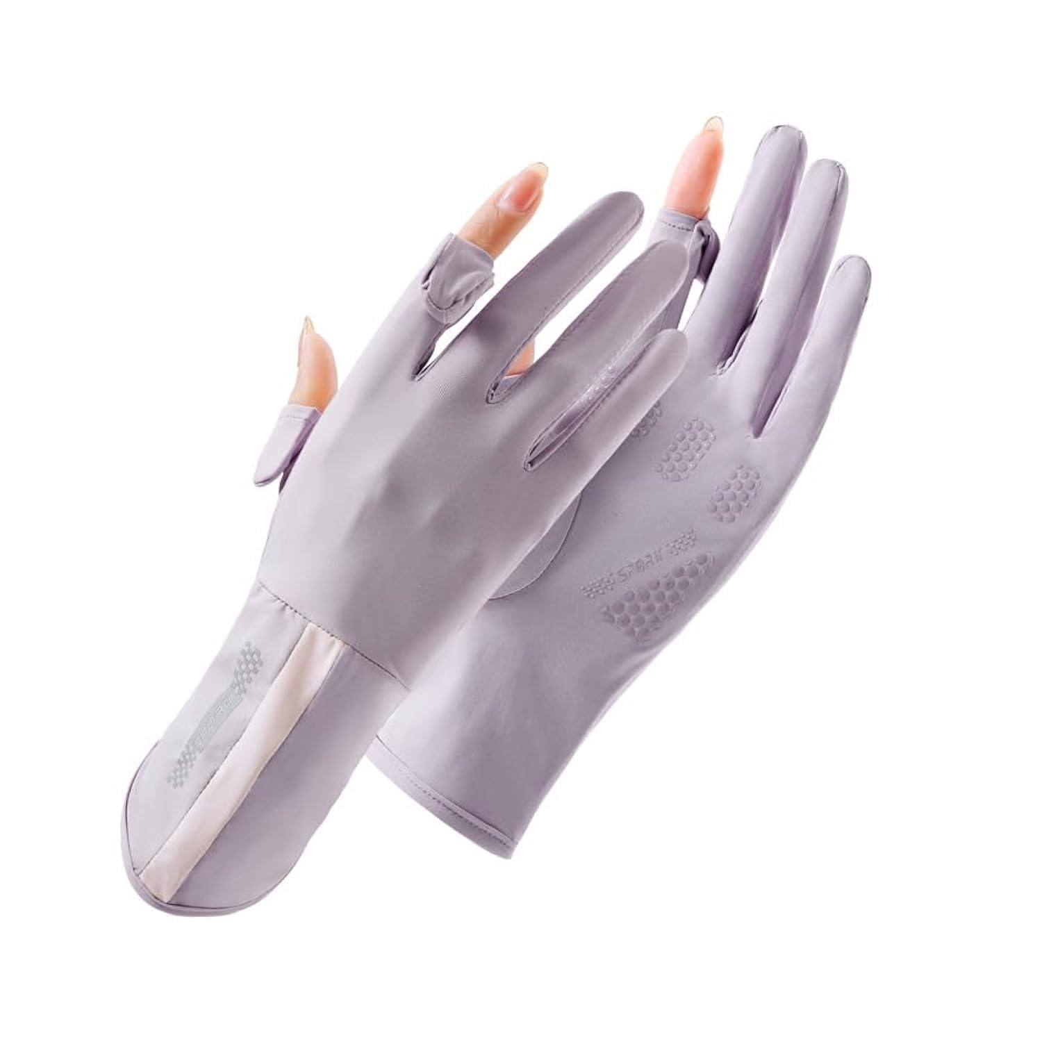 UV Protective Driving Gloves for Women – UPF 50+ Sunscreen Gloves with Touchscreen Function & Anti-Slip Palm, Long Cuff for Hiking, Cycling, Fishing, Golfing (Purple) - Image 1