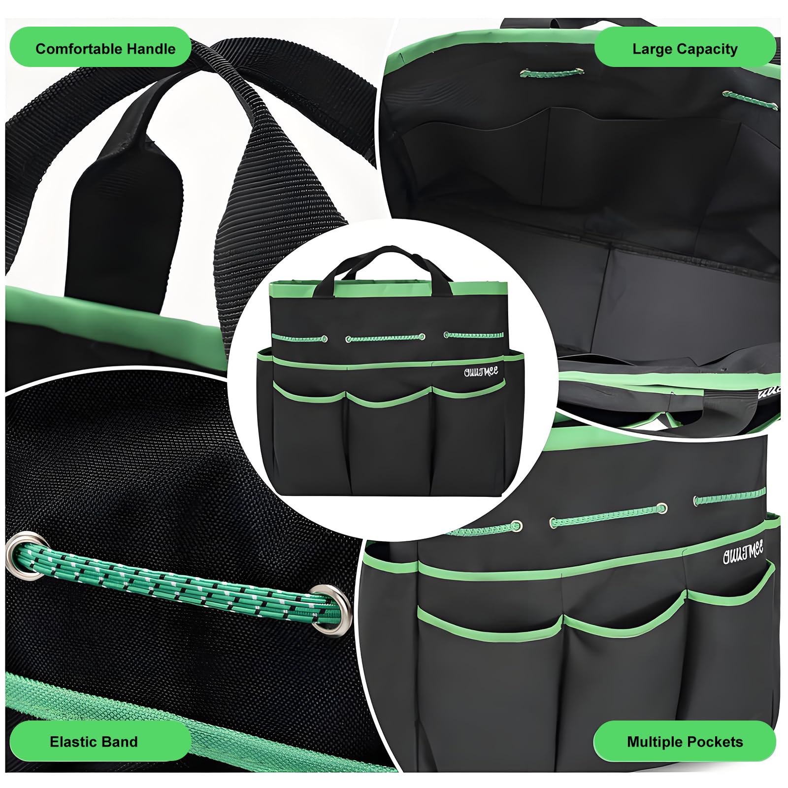 Complete 8-Piece Garden Tool Set with Carry Bag – Stainless Steel & Aluminum Tools for Digging, Pruning, Planting, and Weeding - Image 3
