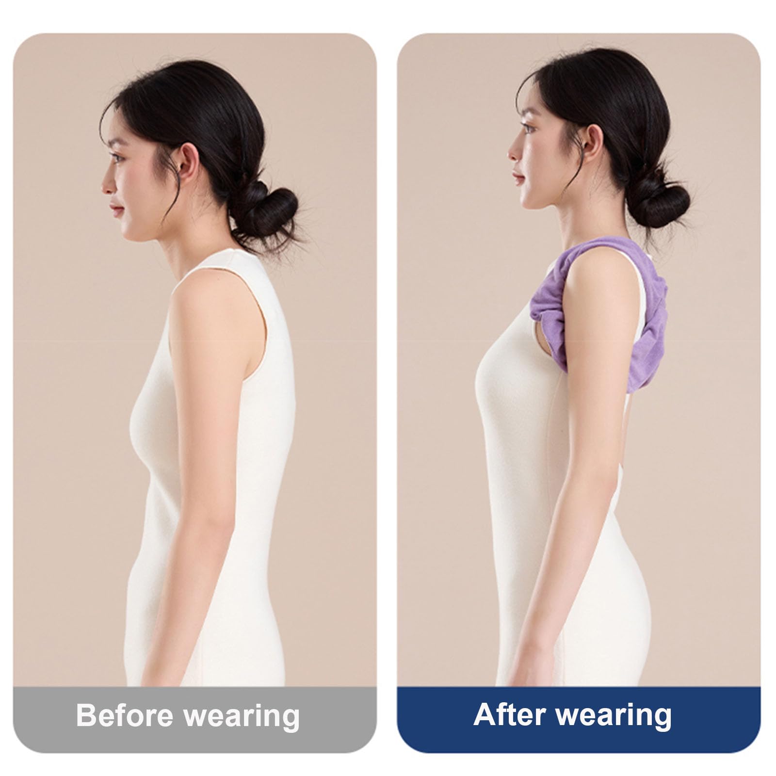 Sleep Posture Corrector for Women and Men – Shoulder Alignment Belt with Soft Cushion, Nighttime Back Support for Better Spine and Upper Body Positioning (M) - Image 6