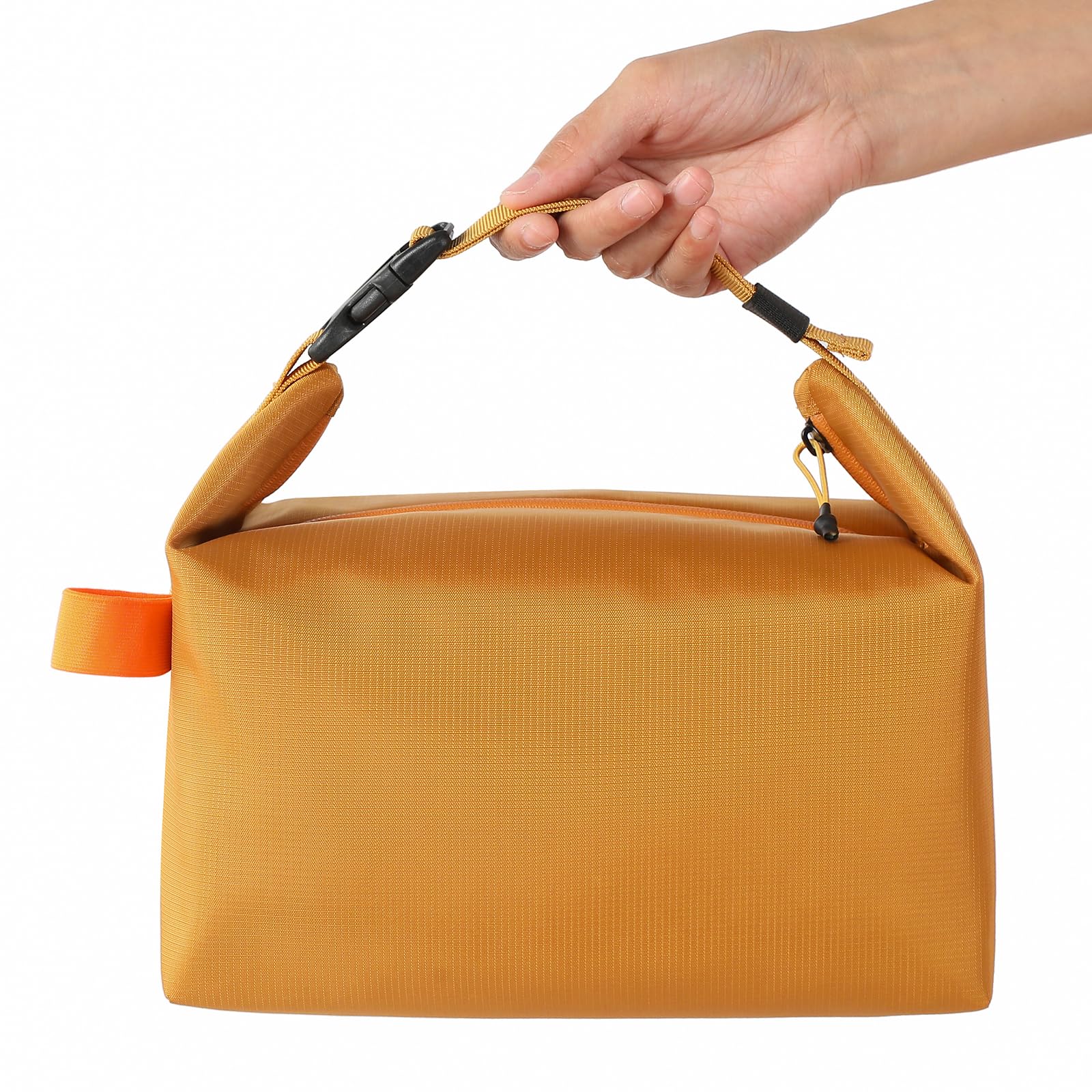 Foldable Lunch Bag – Reusable Insulated Cooler Tote with Waterproof Zipper, Leak-Proof Design, Lightweight & Compact, Ideal for Work, School, Picnic, Travel (Yellow) - Image 1