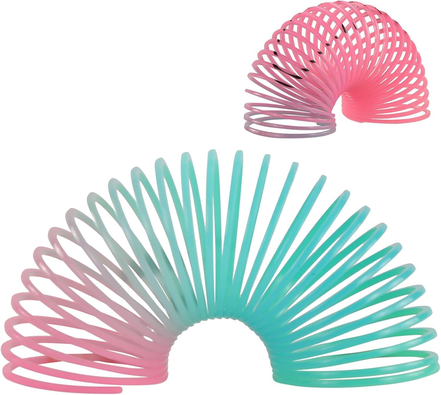 30-Pack Mini Rainbow Magic Spring Toys, Smiley Face Fidget Stress Relief Coils for Kids Party Favors, Classroom Prizes, Carnival Prizes, Birthday Goodie Bags (Multicolor) - Image 4