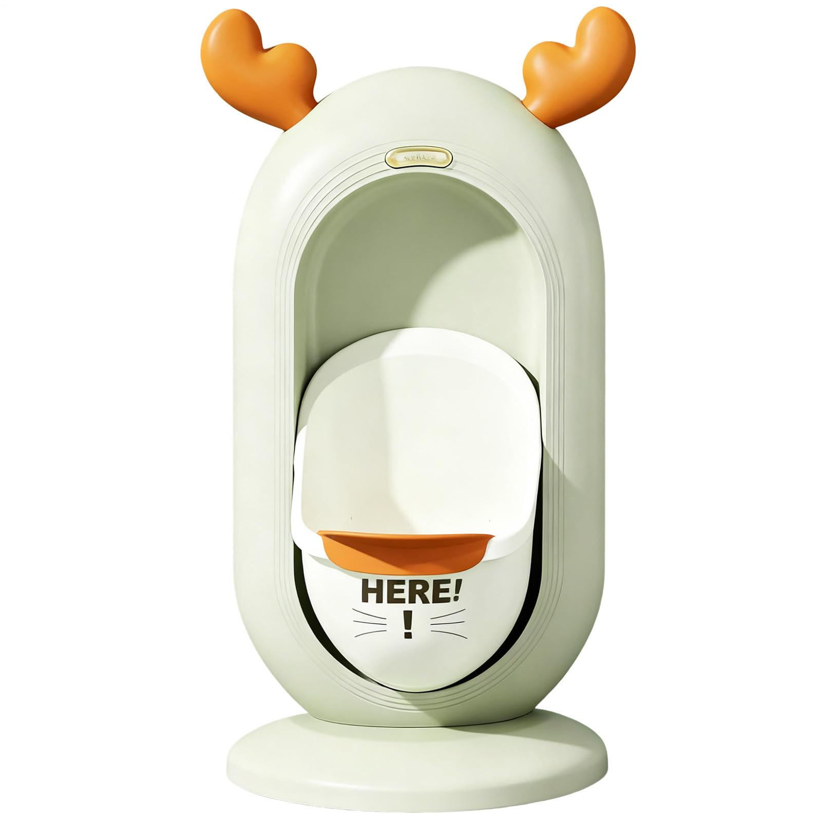 Wall-Mounted Kids Urinal for Boys – Adjustable Height Training Potty with Cute Cartoon Design, Anti-Splash, Easy to Clean, Portable Toilet for Home, Nursery, Travel (Green) - Image 1