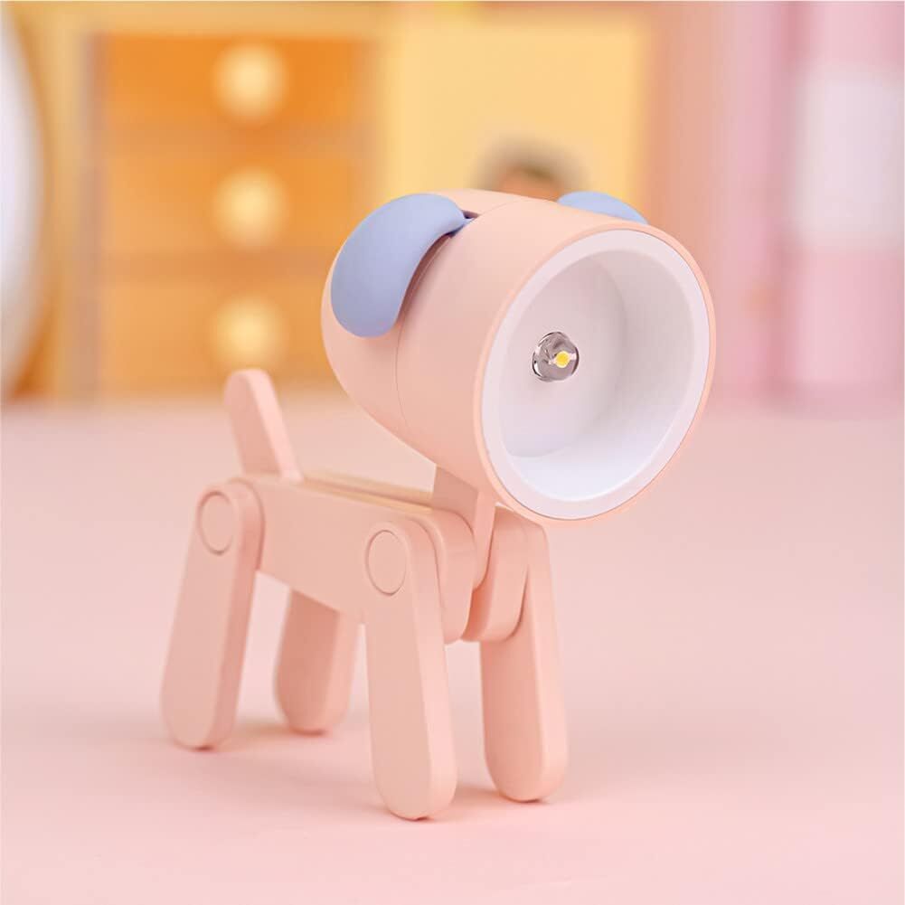 Bendable Animal Night Light 3-Pack – Mini LED Desk Lamp with Warm White Glow | Choose Your Color | Posable Joints for Kids, Students, Bedside & Gifts（pink）| Please choose 3 items to complete your purchase - Image 1