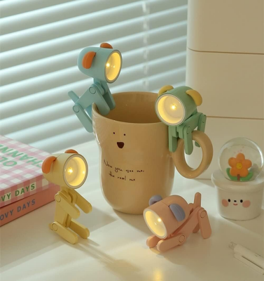 Bendable Animal Night Light 3-Pack – Mini LED Desk Lamp with Warm White Glow | Choose Your Color | Posable Joints for Kids, Students, Bedside & Gifts（pink）| Please choose 3 items to complete your purchase - Image 8