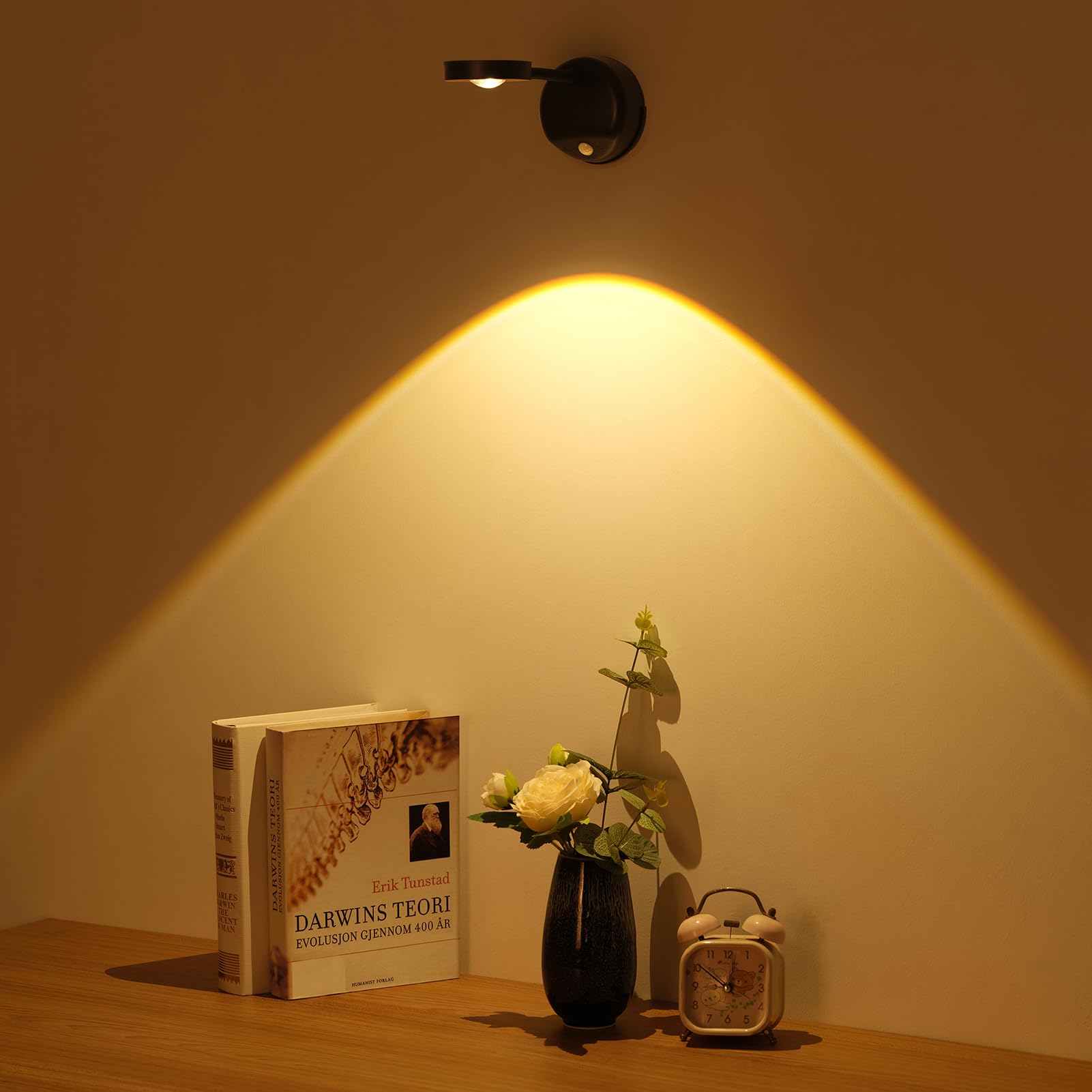 3-Pack Rechargeable LED Wall Spotlight for Art – Wireless Motion Sensor Picture Light with Remote, 3 Color Temperatures, Dimmable & Adjustable Head, No Wiring Needed (White) - Image 7
