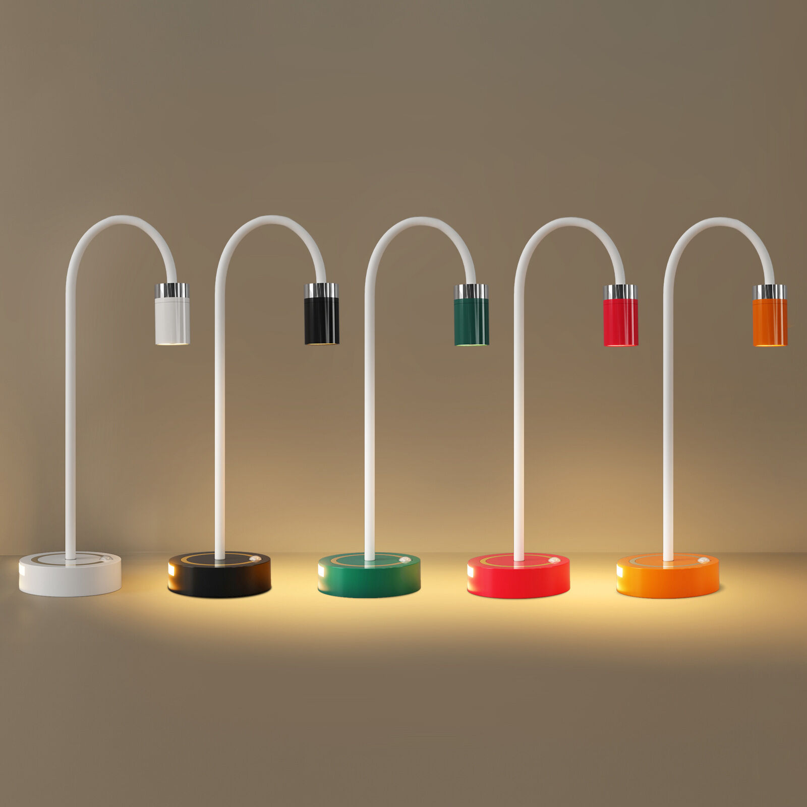 Rechargeable Motion Sensor Night Light – DIY Silicone Hose Lamp for Bedroom & Desk (Red) | Other Colors Available in Store - Image 3