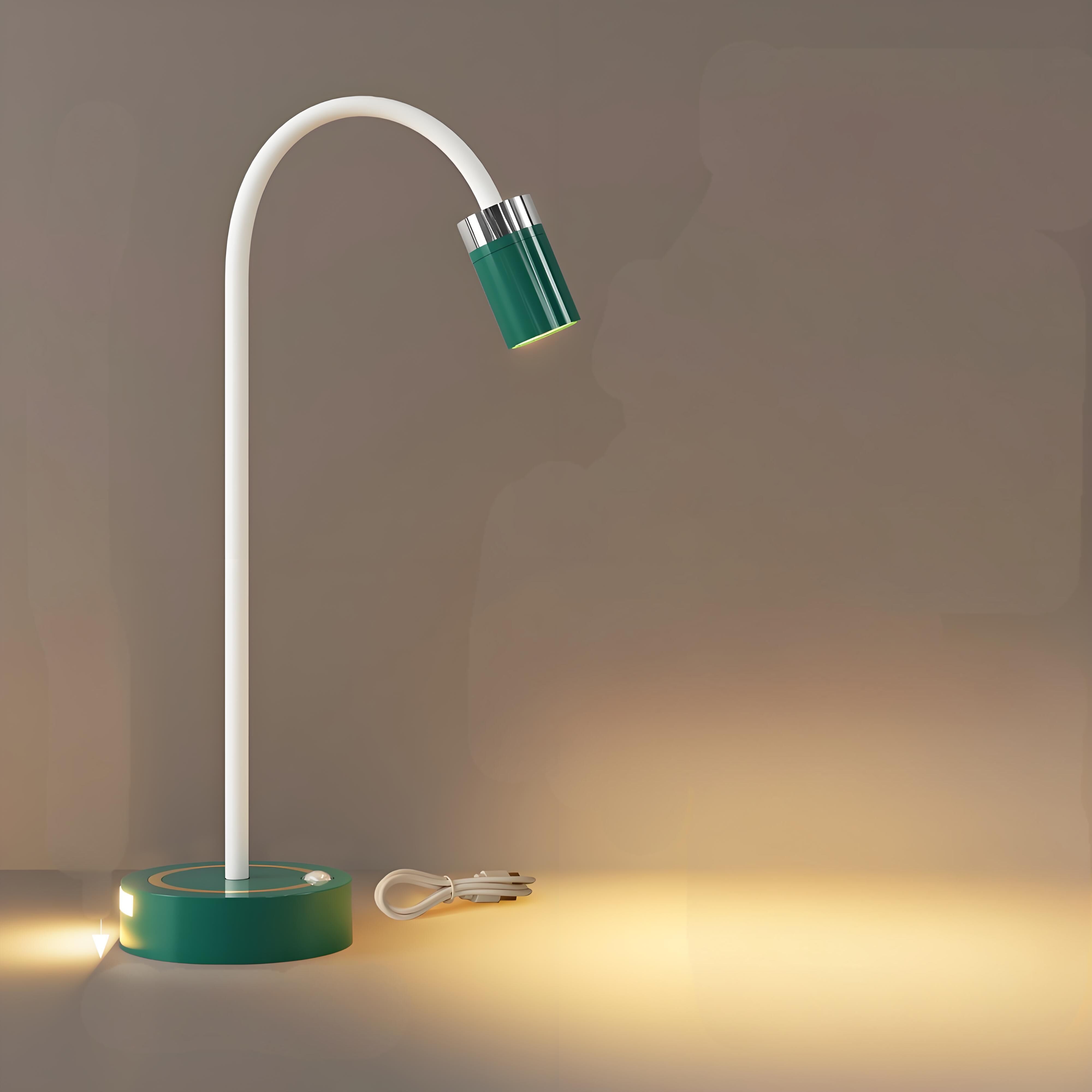 Rechargeable Motion Sensor Night Light – DIY Silicone Hose Lamp for Bedroom & Desk (Green) | Other Colors Available in Store - Image 1