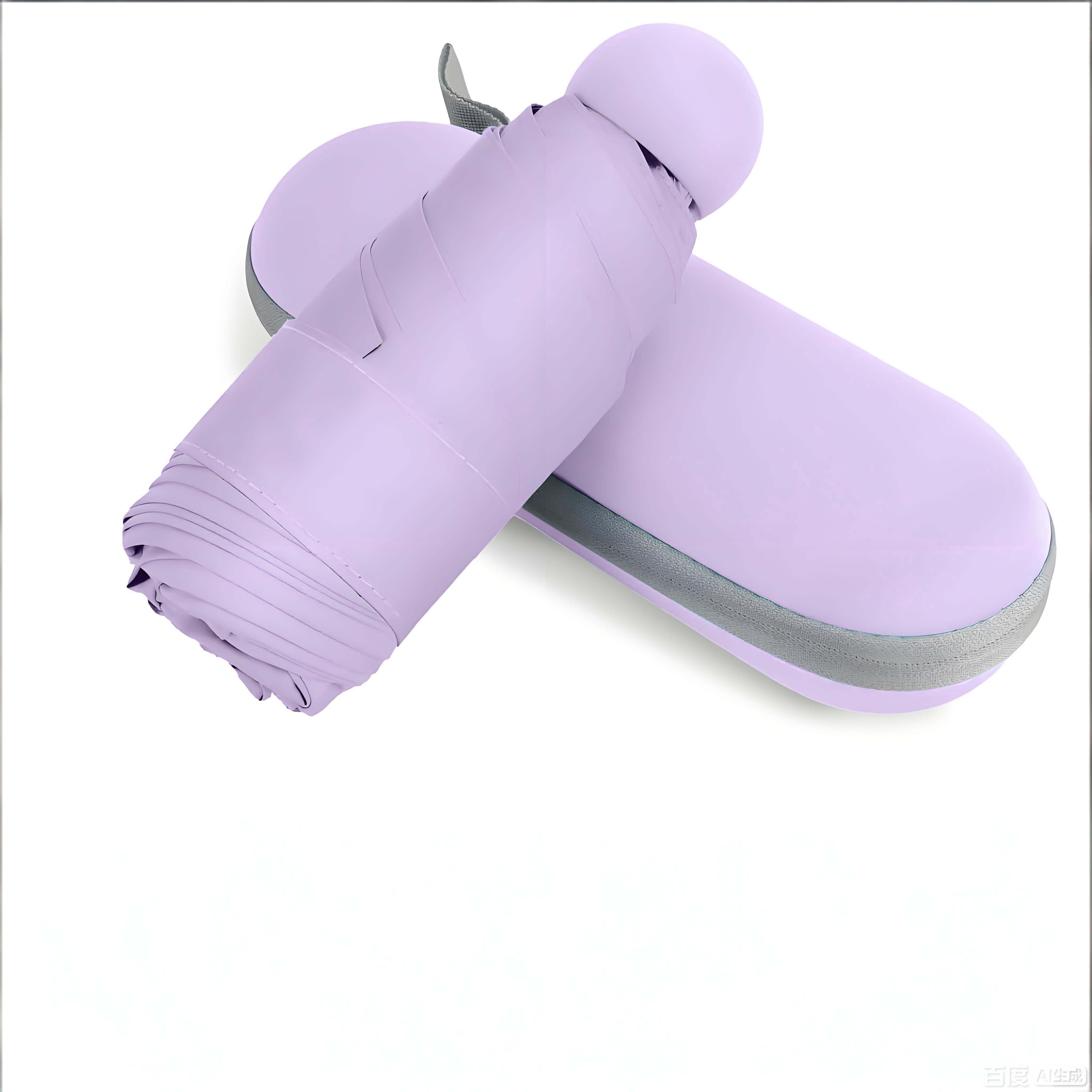 Mini Travel Umbrella – Compact Sun & Rain Protection for Women, Kids | UV-Blocking Pocket Umbrella with Case | Lightweight Foldable Umbrella（purple） - Image 1