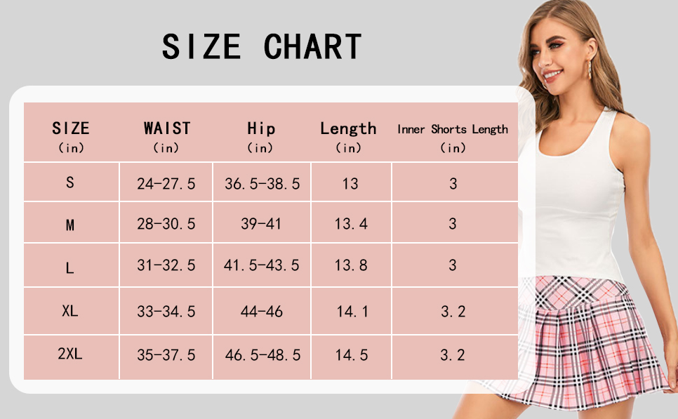 Women's Tennis Skirt with Pockets & Built-in Shorts – High-Waisted Golf Running Skort for Active Lifestyle, Sporty Fitness Wear (blue,M) - Image 6