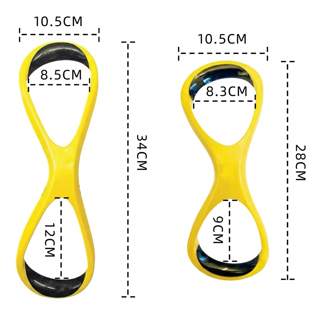 Swimming Forearm Fulcrum Trainer – Figure-8 Design for Early Vertical Forearm (EVF) Technique, Improves Stroke Efficiency & Reduces Shoulder Stress (Yellow,Adult) - Image 8