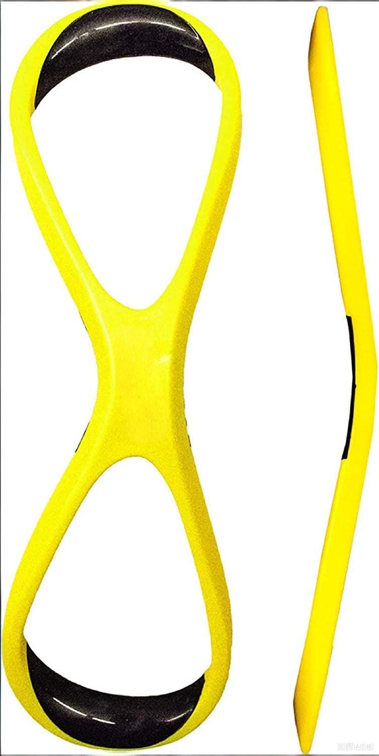 Swimming Forearm Fulcrum Trainer – Figure-8 Design for Early Vertical Forearm (EVF) Technique, Improves Stroke Efficiency & Reduces Shoulder Stress (Yellow,Junior) - Image 1