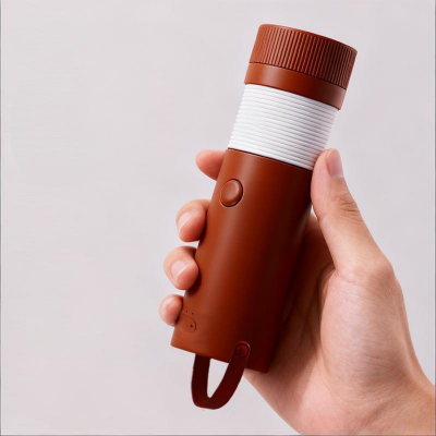 Foldable Outdoor Camping Light with Dual Brightness Modes – Rechargeable Red LED Tent Lamp, IP65 Waterproof, Magnetic Base & Adjustable Neck for Hiking and Emergency Use (Red) - Image 1