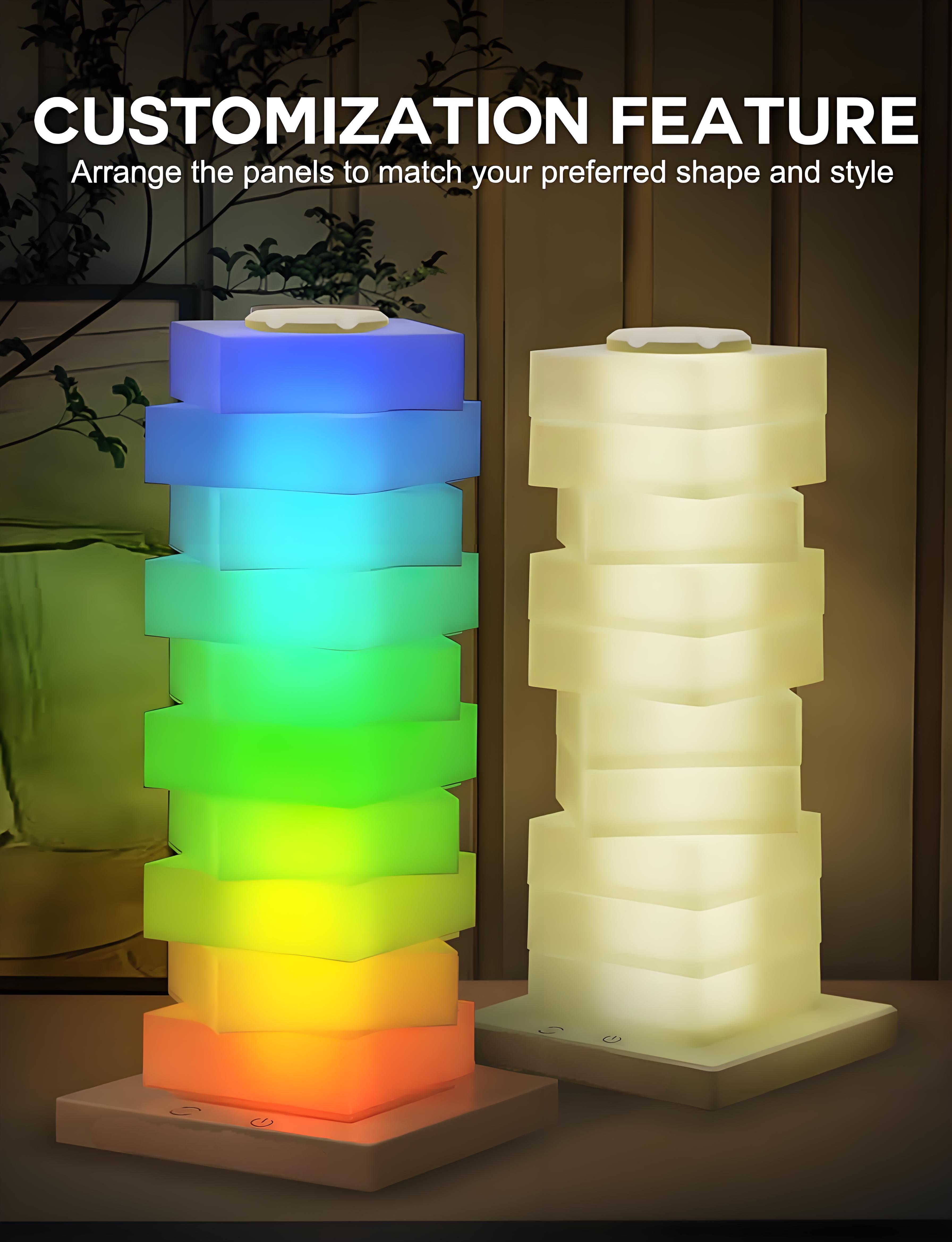 Customizable RGB Cube Lamp: USB-Powered LED Tower Light for Australian Gamerooms, Bedrooms & Room Decor - Image 5