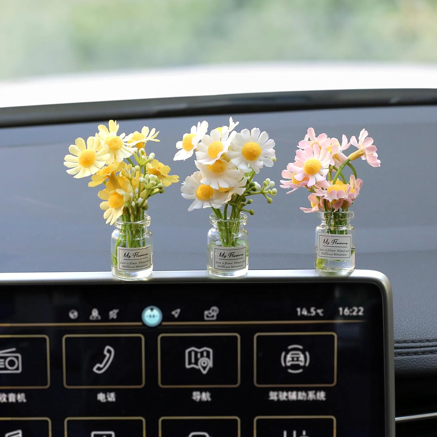 Daisy Car Dashboard Decorations: Cute Aesthetic Interior Accessories for Australian Women’s Cars - Image 1