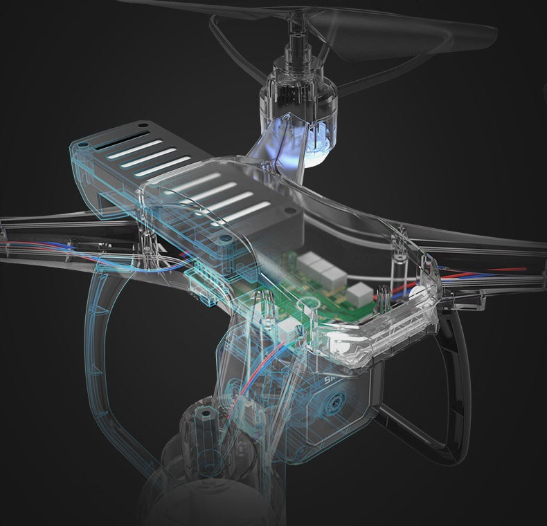 Christmas gift Fierce DIY 4K Camera Drone: Build & Fly Your Own Stunt Quadcopter for Thrilling Aerial Adventures - Image 2