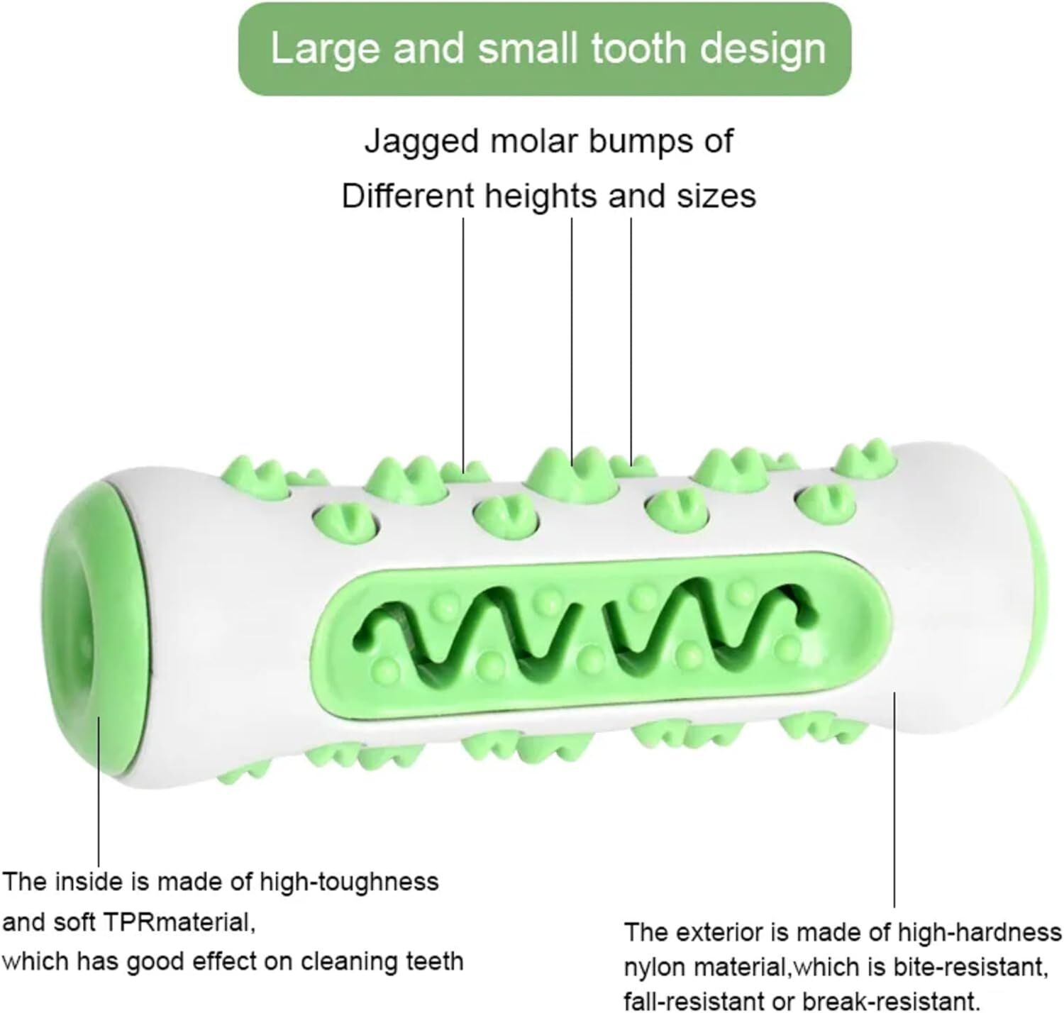 Dog Chew Toy: Durable Nylon & TPR, Teeth Cleaning Bone for Aussie Dogs - Image 6