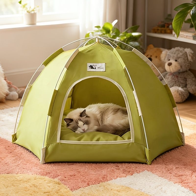 Cat Tent Cat Furniture Cat Bed Cat Hideaway Cat Den Foldable Cat Tent Cat - Image 1