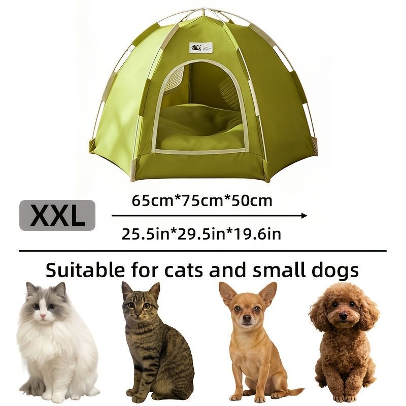 Cat Tent Cat Furniture Cat Bed Cat Hideaway Cat Den Foldable Cat Tent Cat - Image 3