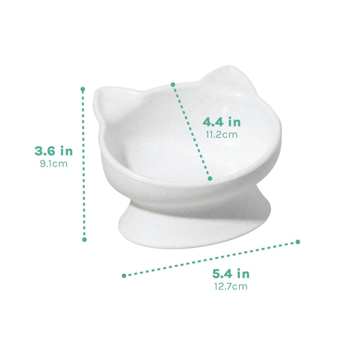 Cat Bowls Cat-Shaped Bowls Cat Feeding Cat Supplies High-Quality Cat Bowls - Image 2