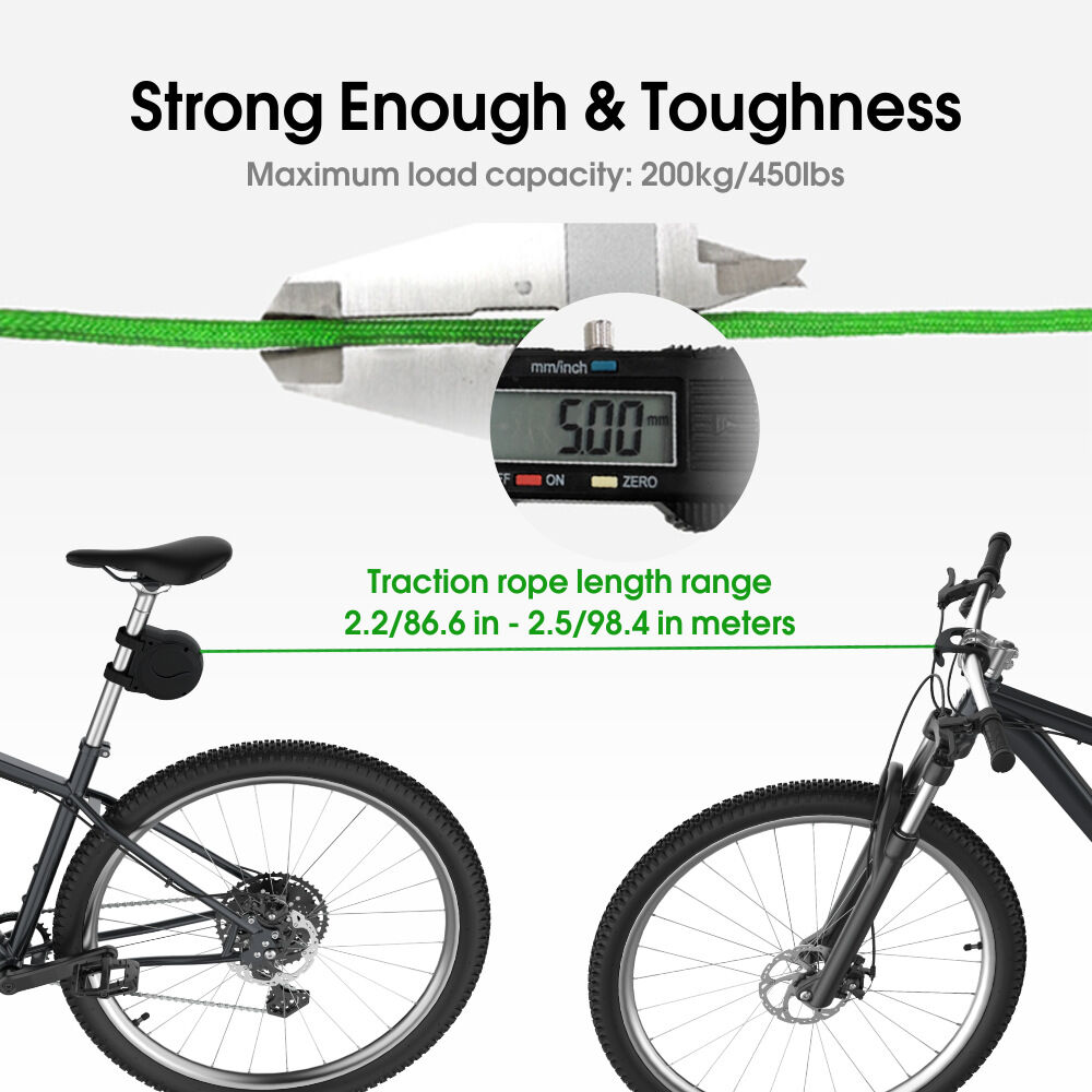 Elastic Parent-Child Bicycle Traction Rope: 2.5m, 200kg Load, For Shared Mountain & Leisure Rides in Australia - Image 4