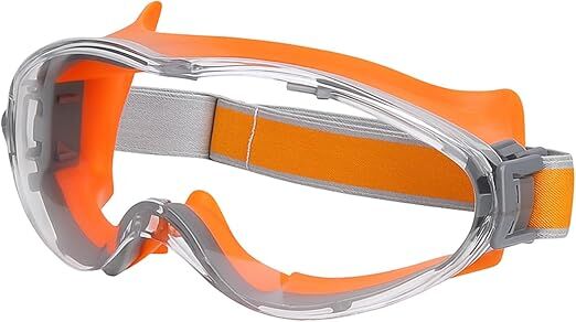 Christmas gifts Anti-Fog Safety Goggles, Outdoor Wind & Dust Protection, Clear Vision Lab & Work Goggles for Aussies(orange) - Image 1